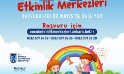 Çocuk Etkinlik Merkezlerine başvurular 22 Mayıs'ta başlıyor
