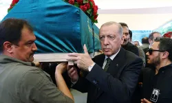 Cumhurbaşkanı Erdoğan Özer Uçuran Çiller'in cenaze törenine katıldı