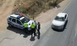 Gaziantep'te hız ihlali yapan araçlara polis acımadı