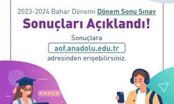 Anadolu Üniversitesi AÖF Final Sınav Sonuçları açıklandı