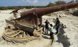 Çanakkale Savaşları'ndan kalma 109 yıllık top mevzileri gün yüzüne çıkarılıyor