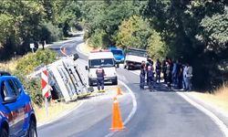 Devrilen hafriyat kamyonunun sürücüsünden kötü haber!