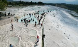 Pamukkale yılın ilk 8 ayında 1 milyon 700 bin kişiyi ağırladı