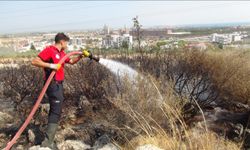 Mersin’de makilik alanda yangın çıktı