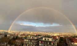 İstanbul'daki oluşan gökkuşağı mest etti