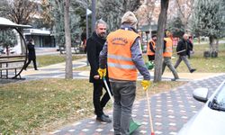 Pursaklar Belediyesi ilçenin temizlik çalışmalarını sürdürüyor