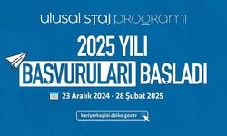 2025 Ulusal Staj Programı Başvuruları Başladı