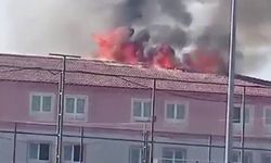 Hatay'da okul yangını!