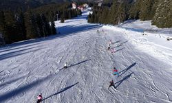 Ilgaz Dağı Kayak Merkezleri yeni yılda yoğun ilgi gördü