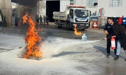 Sincan'da yangın tatbikatı