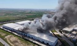 Tekirdağ'da fabrika yangını!