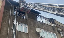 Binanın üst katı yanarak kullanılamaz hale geldi