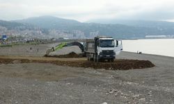 Trabzon Faroz Liman'ı dev dalgalara karşı güçlendiriliyor