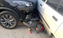 Cipin çarptığı motosiklet sürücüsü ölümden döndü!
