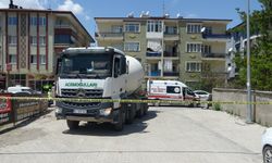 Malatya'da beton mikseri kazası