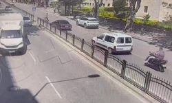 Telefona bakan motosikletli kazaya neden oldu!