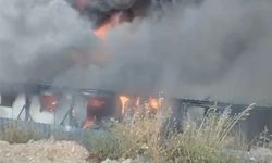 Bodrum’da şantiye konteynerlerinde yangın!