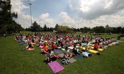Yaz boyunca çankaya parklarında spor var