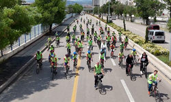 Kırıkkale’de sağlık için pedallar döndü