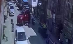 Geri viteste bırakılan otomobil mobilya mağazasına daldı!
