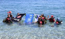 Kemer’de plaj ve deniz dibine çevre dokunuşu!