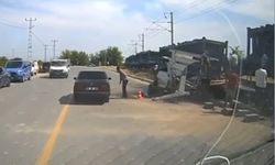 Malatya’da tren hemzemin geçitte kamyonete çarptı