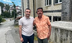 Nefessiz kalan çocuğu uzman çavuşun heimlich manevrası kurtardı!