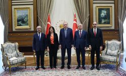 Cumhurbaşkanı, DEM Parti heyetini Külliye’de kabul etti