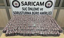 Apartman dairesine yapılan baskında binlerce hap ele geçirildi