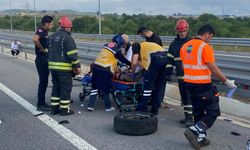 Sabah saatlerinde korkunç kaza: Otomobil yön tabelasına çarptı!