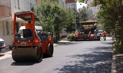Başkan Güner asfalt çalışmalarını denetledi