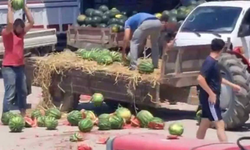 Satamadığı karpuzları yere çalan çiftçilere adli işlem!