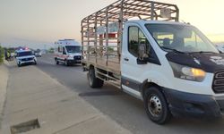 Koşu yapan sporcuya tüp kamyonu çarptı