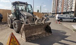 Kayseri’de inşaatta doğalgaz borusu patladı!