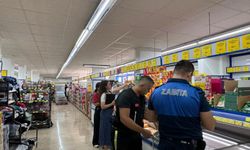 Kemer zabıtası marketleri mercek altına aldı!