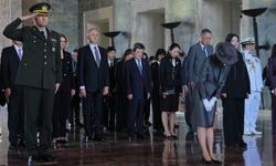 Japonya Prensesi Akiko Mikasa Anıtkabir’i ziyaret etti