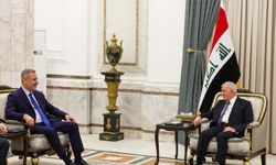 Hakan Fidan, Bağdat’ta Irak Cumhurbaşkanı Reşid ile görüştü