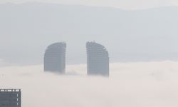 Çankaya’nın yüksek kesimleri sise teslim oldu