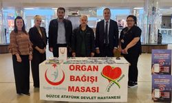 Düzce’de organ bağışı için farkındalık standı kuruldu