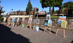 Görele’de gençler cami bilincini tuvale taşıdı