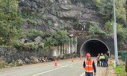 Sarp sınır kapısı tünel girişinde heyelan!