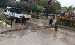 Aydın’da yağış boyunca ekipler görev başında