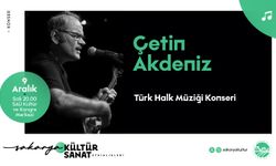Çetin Akdeniz’den Sakarya’da Türk Halk Müziği ziyafeti