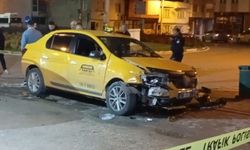 Gasp ettiği taksiyi pert etti, kaçarken yakalandı