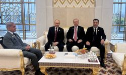 Cumhurbaşkanı Erdoğan, Putin, Şerif ve Berdimuhammedov ile görüştü