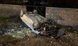 Kahramanmaraş'ta takla atan otomobilde 3 kişi yaralandı