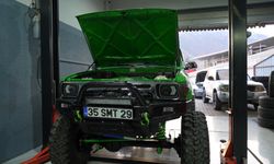 Sincap off-road aracını fındık deposuna çevirdi