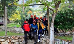 Antalya’da sarp kayalıklarda hayatta kalma mücadelesi