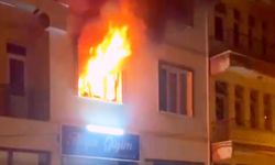 Aksaray'da yeni evli çiftin evi alevlere teslim oldu