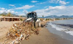 Alanya’da yağış sonrası temizlik seferberliği